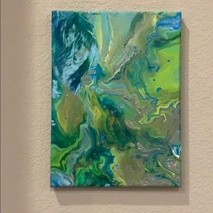 Colorful acrylic painting.